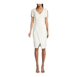 BLACK HALO Valor Sheath Wrap Dress Size 4 NWT